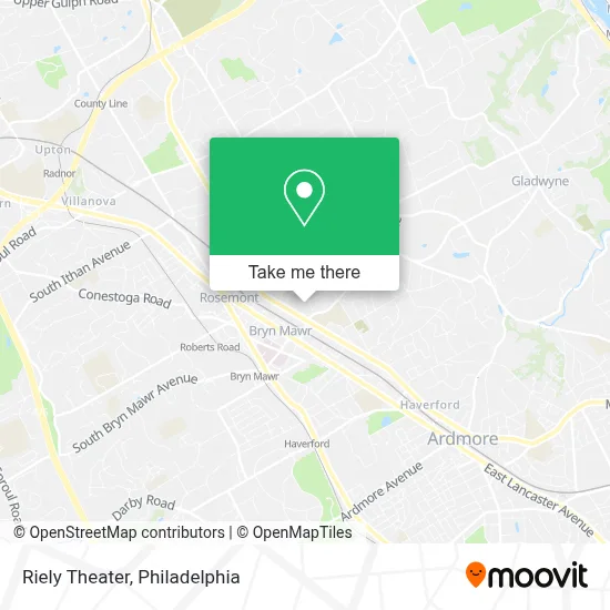 Riely Theater map