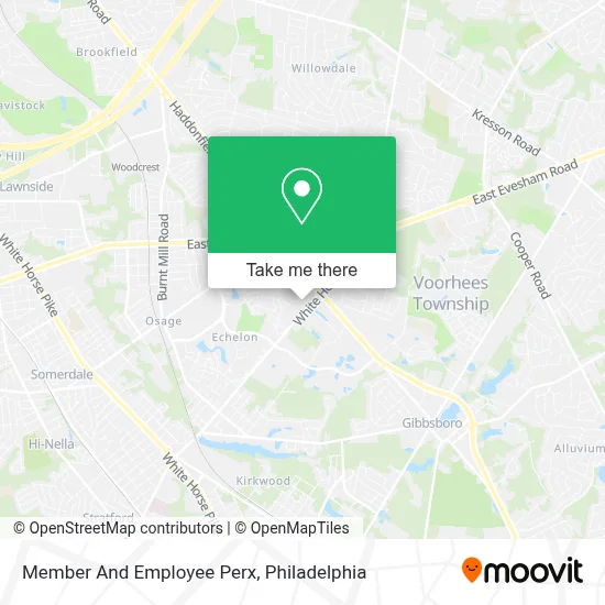 Member And Employee Perx map