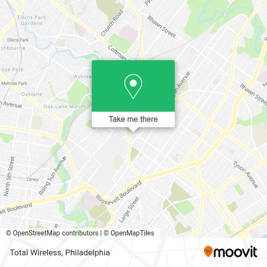 Total Wireless map