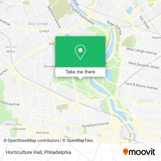 Horticulture Hall map