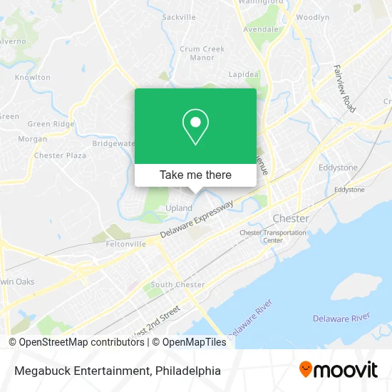Megabuck Entertainment map