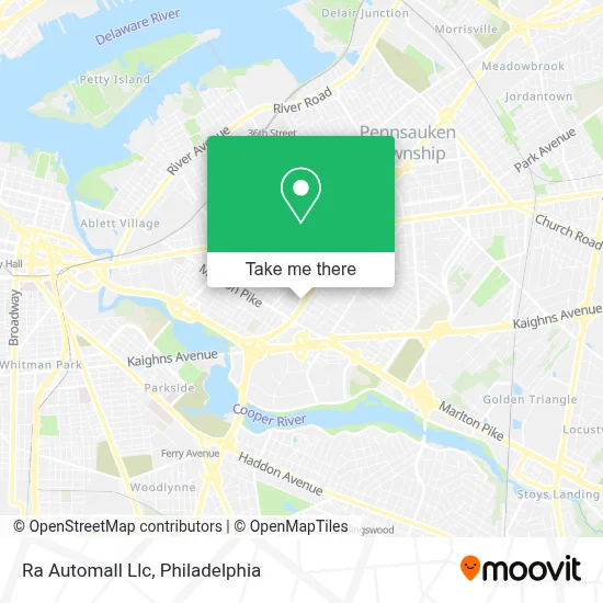Ra Automall Llc map
