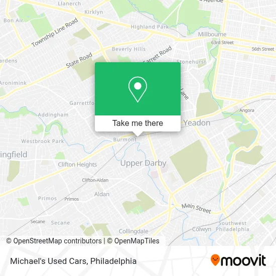 Michael's Used Cars map