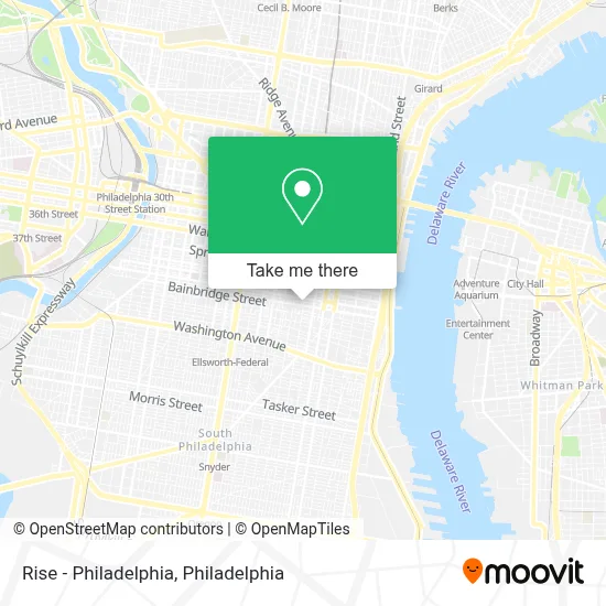 Rise - Philadelphia map