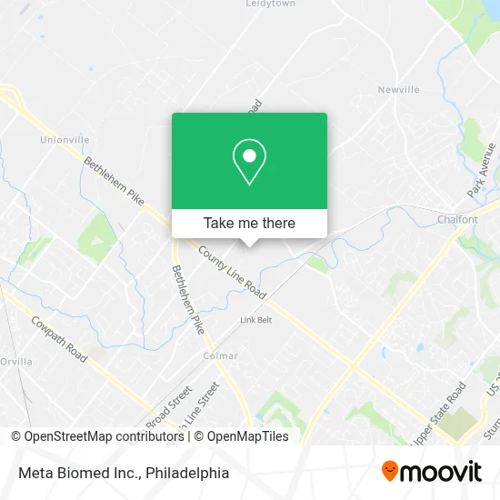 Meta Biomed Inc. map