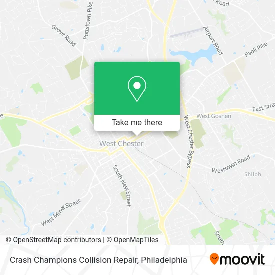 Crash Champions Collision Repair map