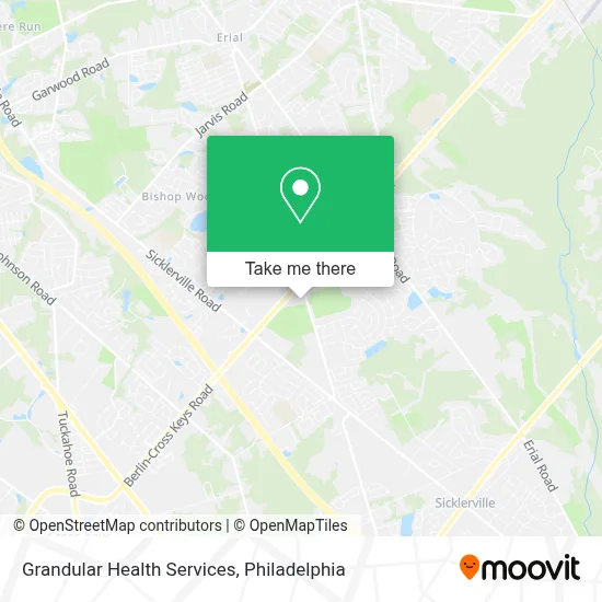 Grandular Health Services map
