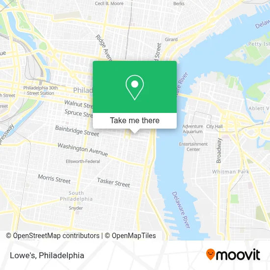 Lowe's map