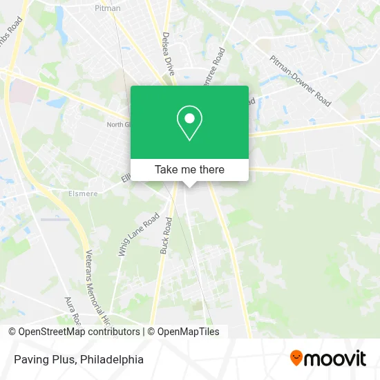 Paving Plus map