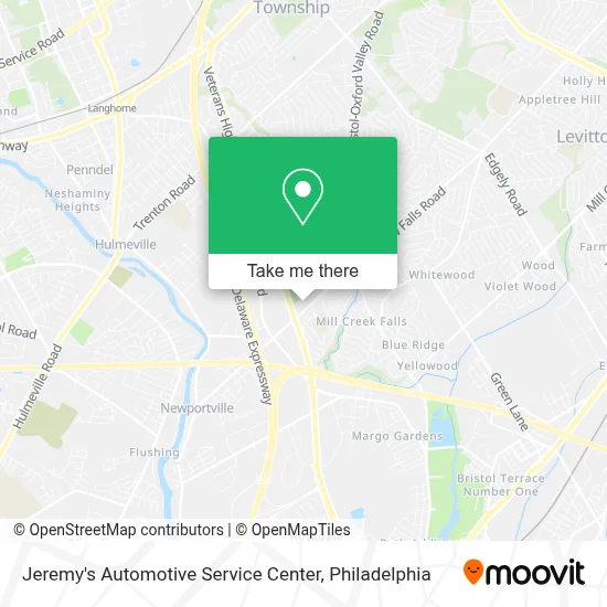 Jeremy's Automotive Service Center map