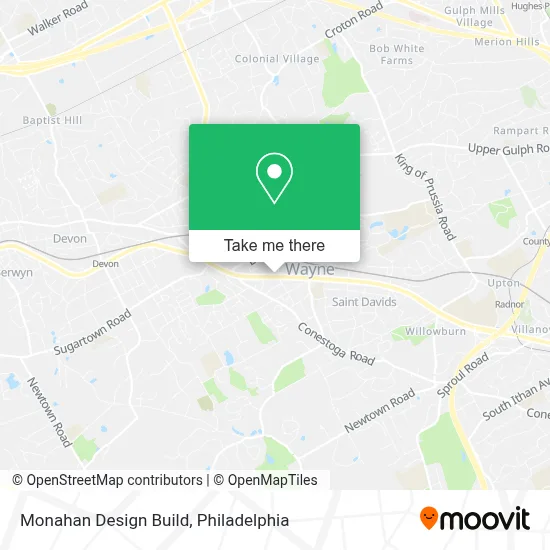 Monahan Design Build map