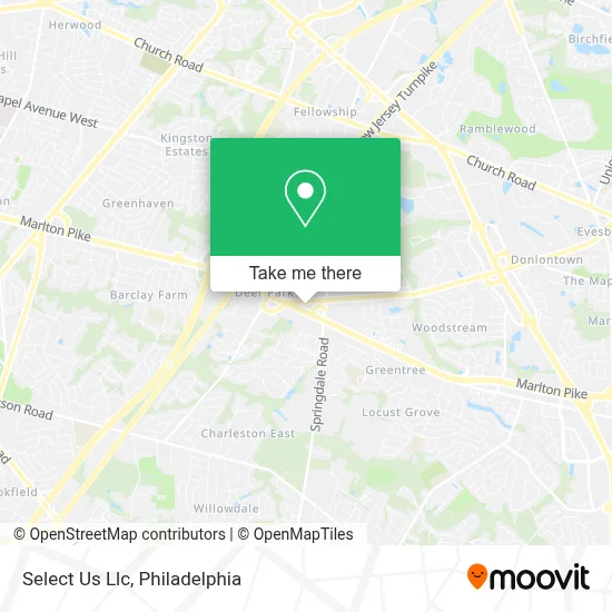 Select Us Llc map