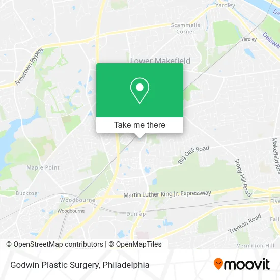 Godwin Plastic Surgery map