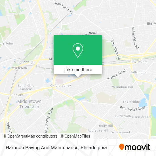 Harrison Paving And Maintenance map