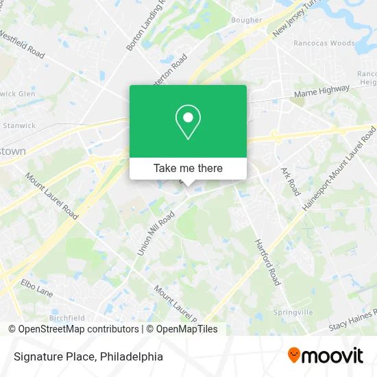 Signature Place map