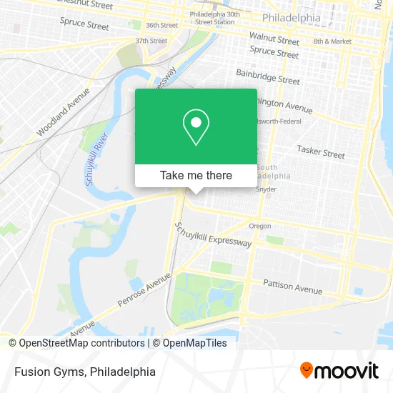 Fusion Gyms map