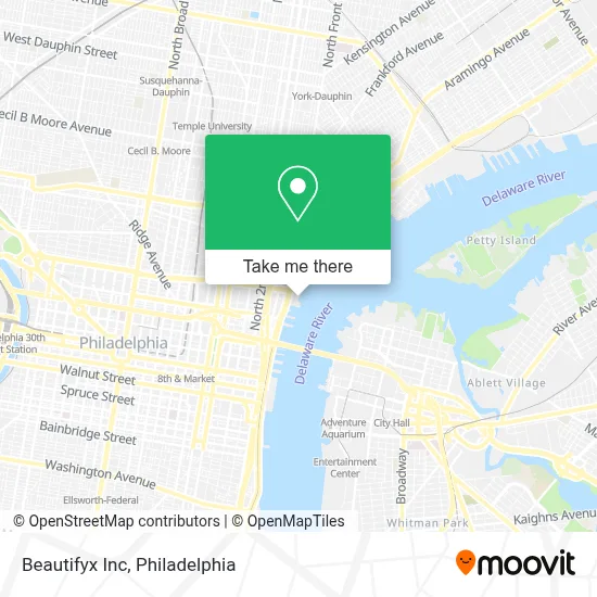 Beautifyx Inc map
