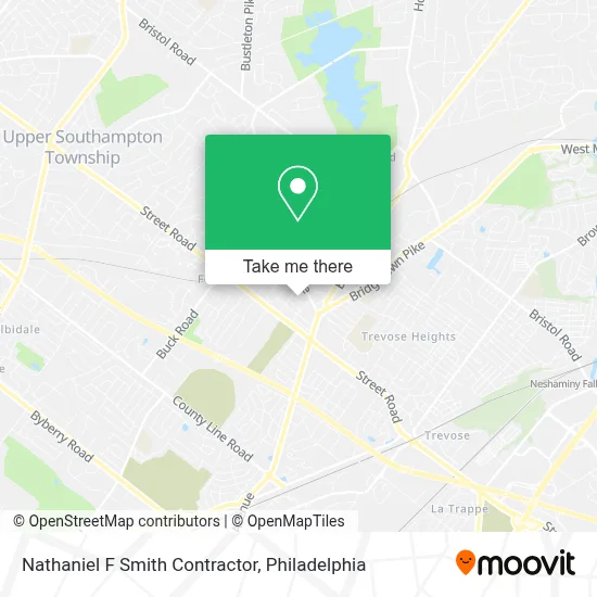 Nathaniel F Smith Contractor map