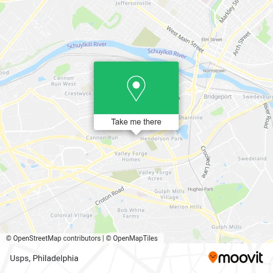 Usps map