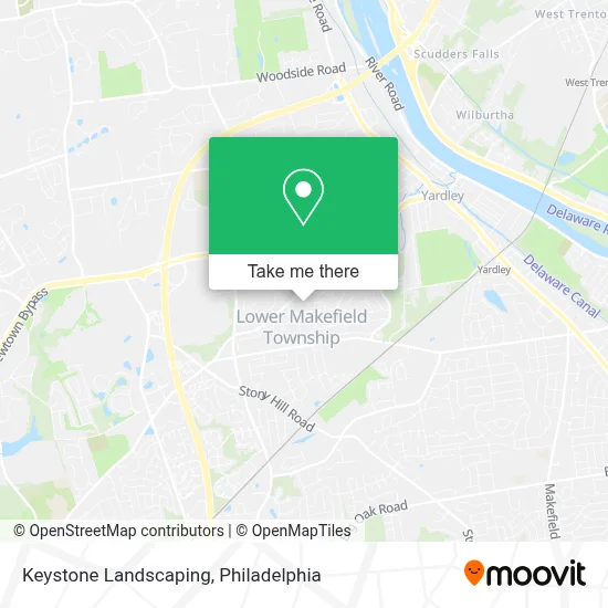 Keystone Landscaping map