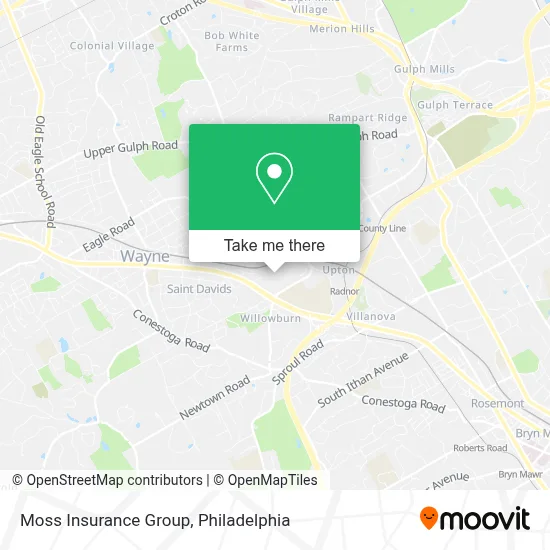 Moss Insurance Group map