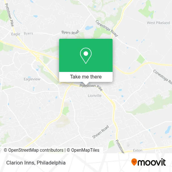 Clarion Inns map
