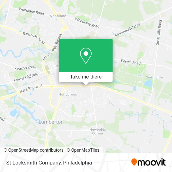 St Locksmith Company map