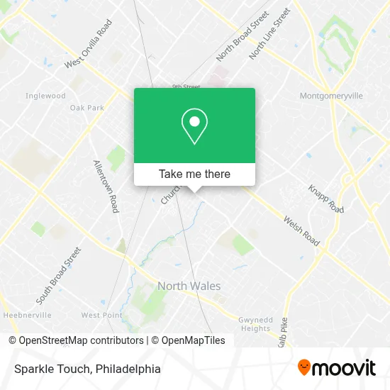 Sparkle Touch map