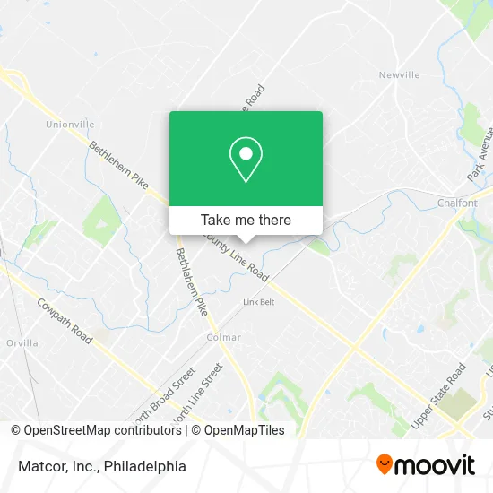 Matcor, Inc. map