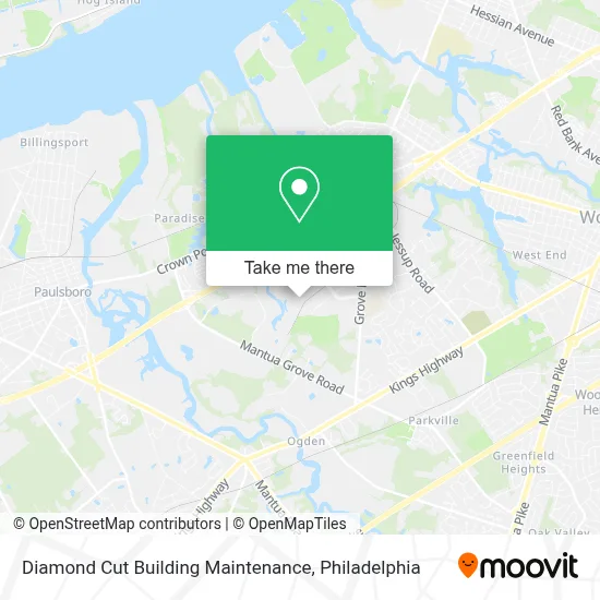 Diamond Cut Building Maintenance map