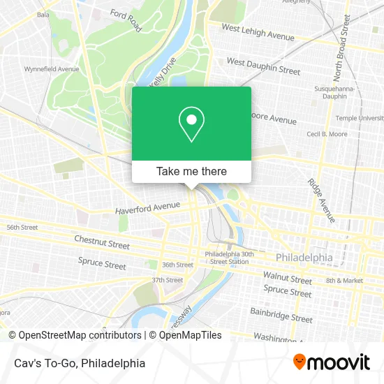 Cav's To-Go map