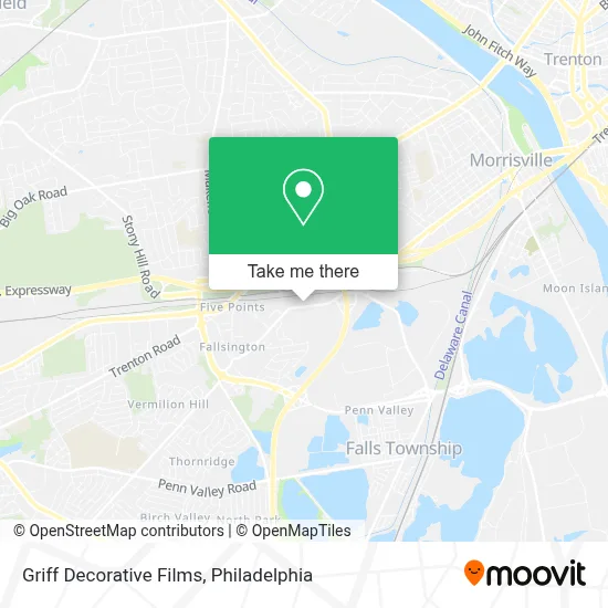 Griff Decorative Films map