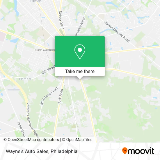 Wayne's Auto Sales map