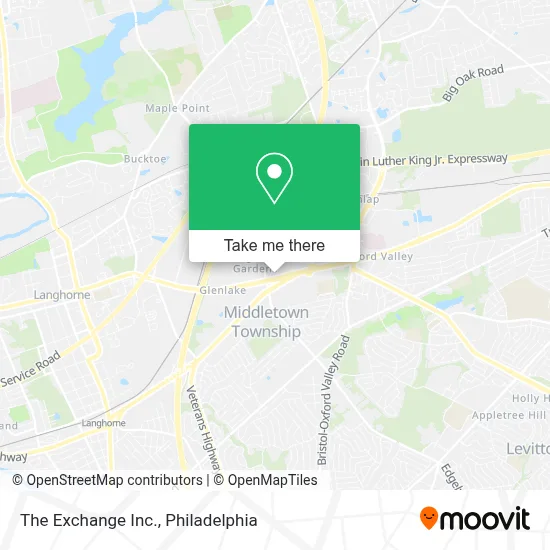The Exchange Inc. map