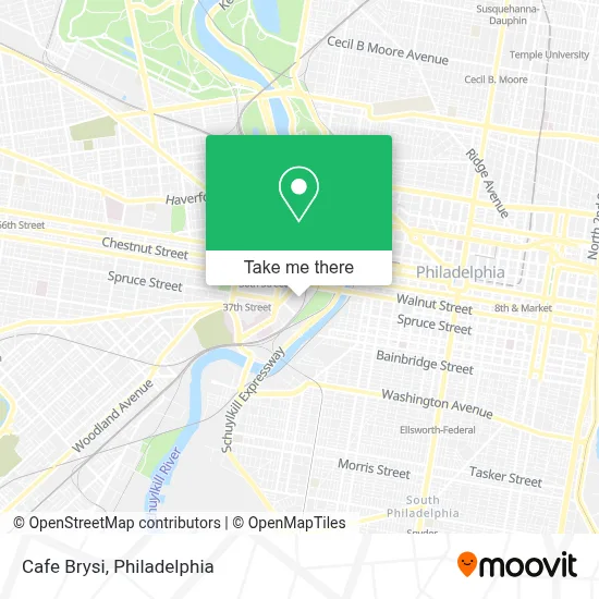 Cafe Brysi map