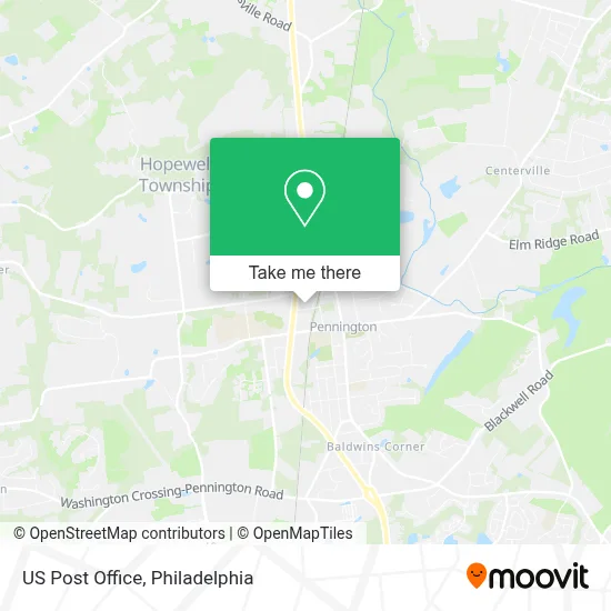 Us Post Office map