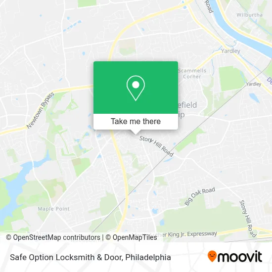 Safe Option Locksmith & Door map