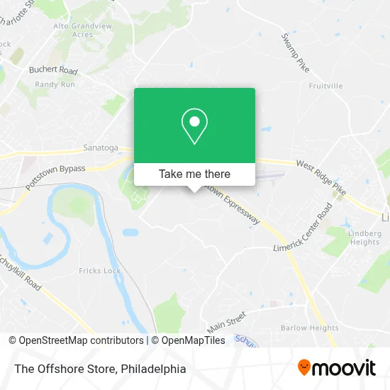 The Offshore Store map