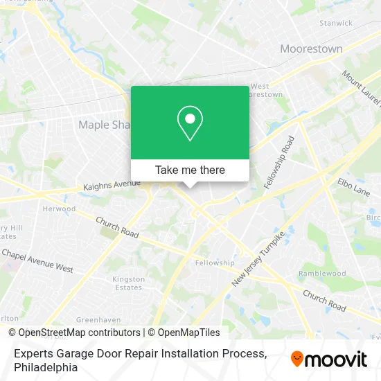 Experts Garage Door Repair Installation Process map