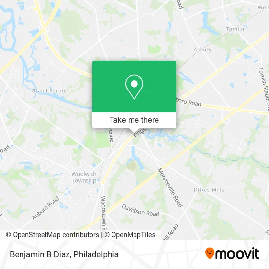 Benjamin B Diaz map