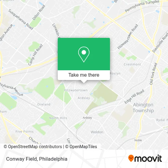 Conway Field map