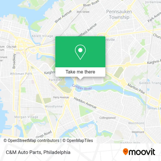 C&M Auto Parts map