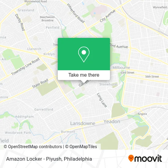 Amazon Locker - Piyush map