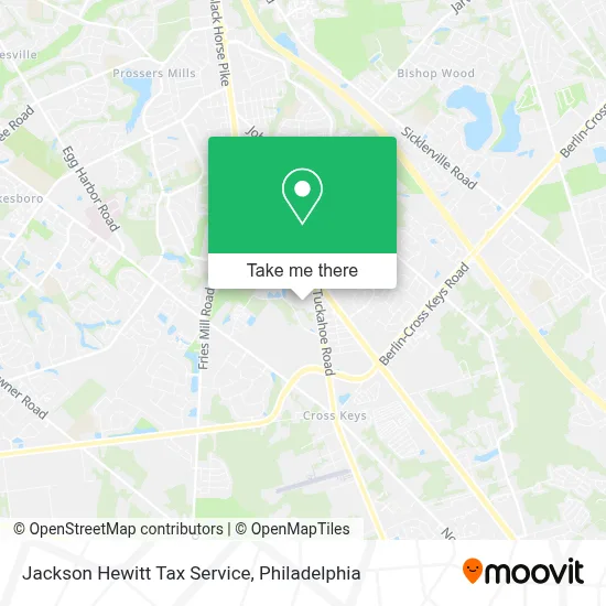 Jackson Hewitt Tax Service map