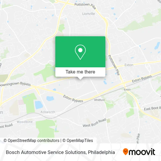 Bosch Automotive Service Solutions map