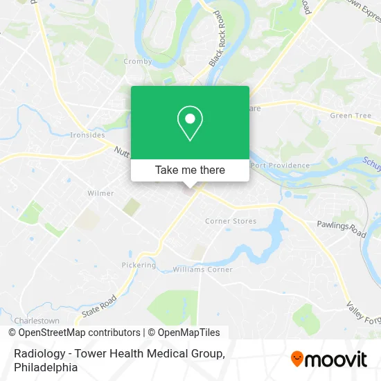 Radiology - Tower Health Medical Group map