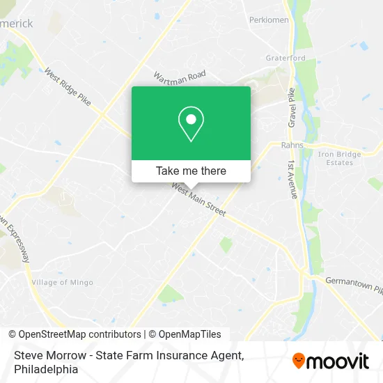 Steve Morrow - State Farm Insurance Agent map