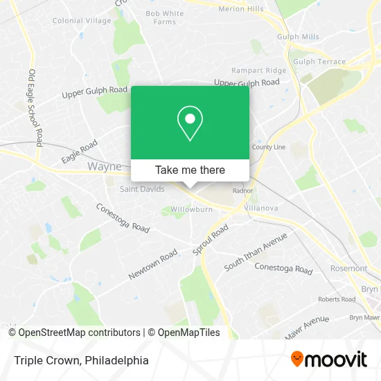 Triple Crown map