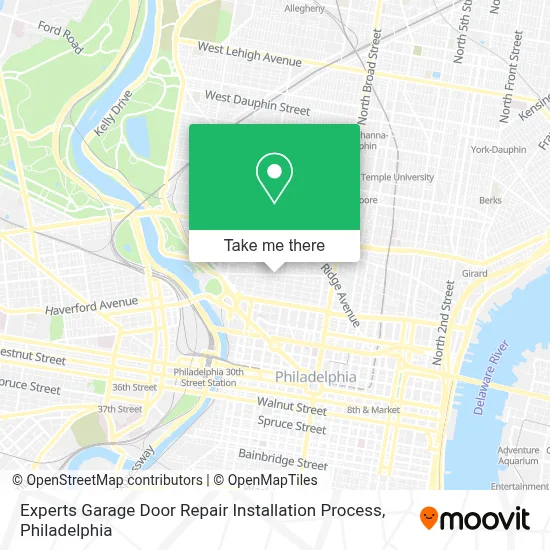 Experts Garage Door Repair Installation Process map