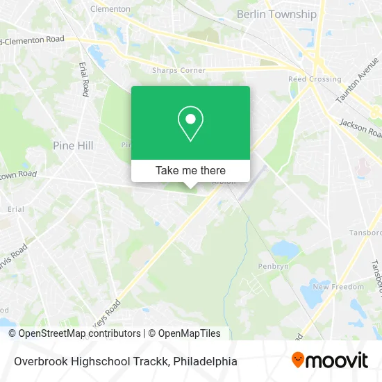Overbrook Highschool Trackk map